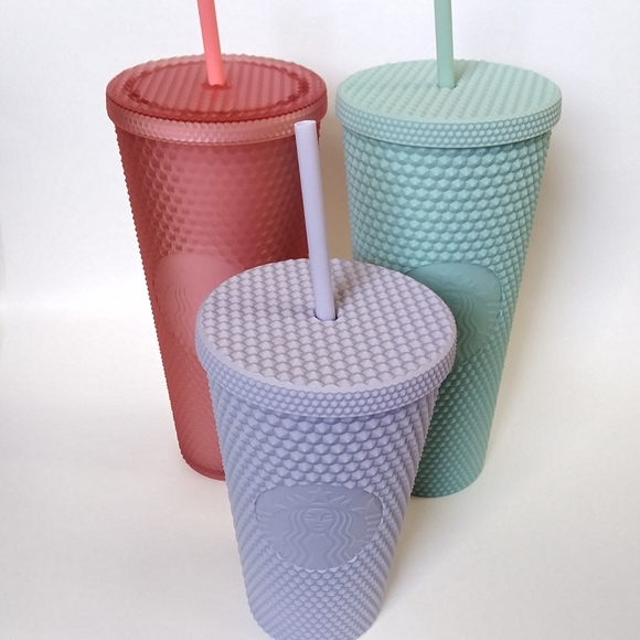Starbucks Studded Tumbler Set ❤ - Picture 3 of 3